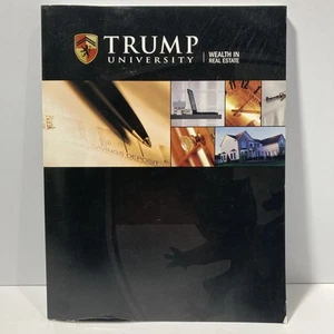 2006 Trump University Wealth in Real Estate Workbook ONLY Coaching Paperback - Picture 1 of 11