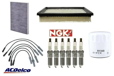 Kit de puesta a punto con juego de cables NGK 2001-2006 para Dodge Grand Caravan 3,3 L 3,8 L Foto 1 de 4