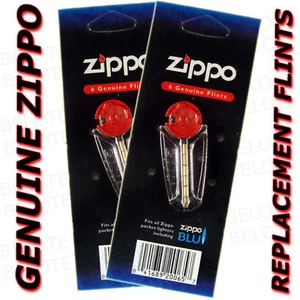Pedernal de repuesto genuino Zippo 2406N 2 paquetes 12 pedernal ENVÍO GRATUITO NUEVO - Imagen 1 de 1