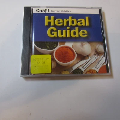 Herbal Guide CD-ROM PC New Snap! Medicines Natural Healing Cure Ailments - Image 1 of 2
