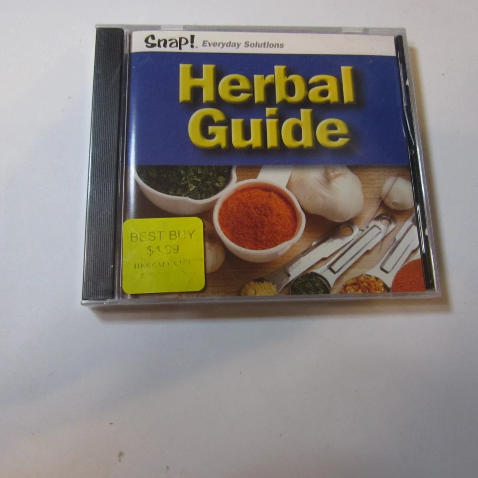 Herbal Guide CD-ROM PC New Snap! Medicines Natural Healing Cure Ailments - Image 1 of 2