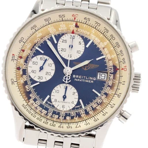 BREITLING Navitimer A13322 Cronógrafo Fecha Esfera Azul Marino Automático Para Hombre _879897 - Imagen 1 de 6