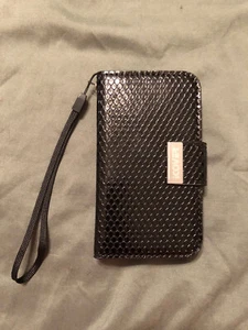 Brand New! Unisex iKOVER Black Wallet-Cover For iPhone 4G/4GS - Picture 1 of 3