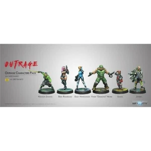 INFINITY - 0673 Outrage Characters Pack (Söldner) Factory Versiegelt - Picture 1 of 1