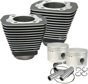 S&S CYCLE 910-0182 ZYLINDER & KOLBEN KIT SCHWARZ HARLEY FXST 1340 SOFTAIL 1987 - Bild 1 von 1