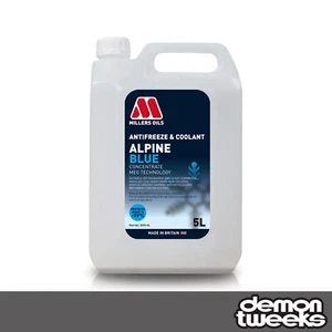 1 x Millers Oils Blue Alpine Anti Freeze IAT Summer Coolant - 5 Litre - Picture 1 of 1