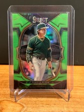 2023 Panini Select #94 Tony La Russa Neon Green /75 Oakland Athletics