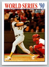 1991 Fleer #3 Jose Canseco  World Series
