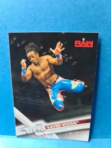 XAVIER WOODS🏆2017 WWE RAW Topps #34 Wrestling Card 🏆FREE POST - Imagen 1 de 2