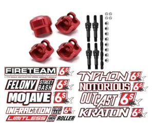 Alloy Damper Cap Shock Standoff FOR ARRMA INFRACTION LIMITLESS OUTCAST TYPHON 6S - Picture 1 of 11