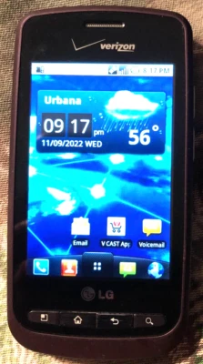 READ FIRST LG VS660 Verizon Purple Cell Phone Fast Ship Very Good Used - Image 1 of 2