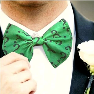 Riddle Me vorgebundene Fliege formelle Hochzeit Smoking Abschlussball Fragezeichen handgefertigt - Bild 1 von 6
