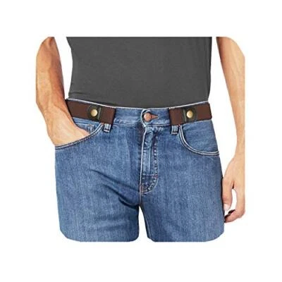 Cinturón elástico sin hebilla Cinturón invisible sin hebilla para pantalones - Imagen 1 de 4