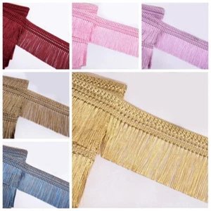 12 Yard Fringe Trim Curtain Tassel Fabric Trim Sewing for DIY Decor Home Modern - Picture 1 of 23