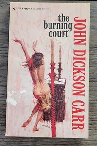 THE BURNING COURT by John Dickson Carr - 1963 Second Printing Bantam Books - Picture 1 of 11