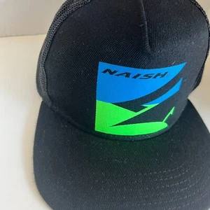 Naish Retro Snapback Baseball Cap Mütze 80er 90er Trucker schwarz blau grün - Bild 1 von 7