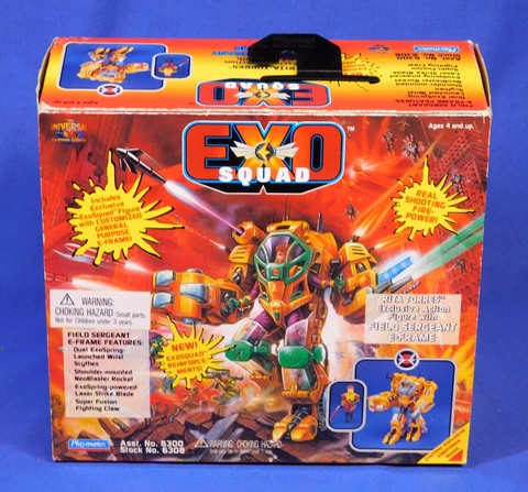 EXOSQUAD FIELD SERGEANT E-FRAME WITH RITA TORRES 1994 PLAYMATES WITH BOX Cover