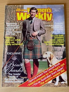 The Australian Women's Weekly Magazine October 3 1979 Prince/King Charles III - Picture 1 of 2