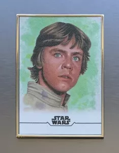 Luke Skywalker 2020 Star Wars Stellar Reproduction Sketch Draper /100 #2 - Picture 1 of 3