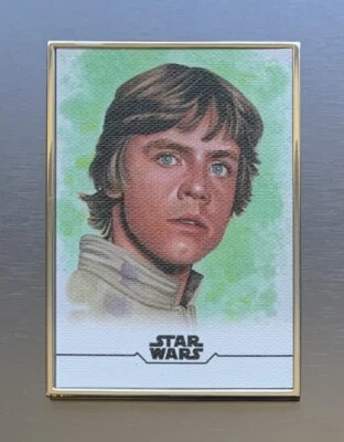 Luke Skywalker 2020 Star Wars Stellar Reproduction Sketch Draper /100 #2 - Image 1 of 3