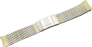 Orologio da polso Vintage 19mm Zenith Uomo Bracciale Placcato Oro Maglia Milanese Svizzera - Foto 1 di 5