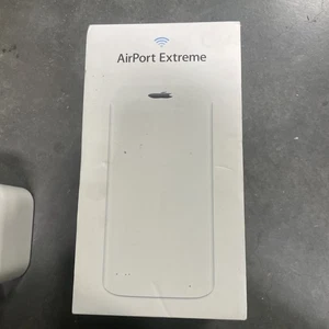 APPLE AirPort Extreme A1521 Dwuzakresowy router Wi-Fi 5 w pudełku - G - ✅ PRZETESTOWANY ✅ - Zdjęcie 1 z 5
