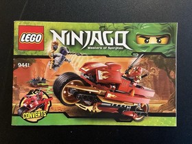 LEGO  Instruction Manual ONLY - Ninjago: Kai&rsquo;s Blade Cycle - 9441
