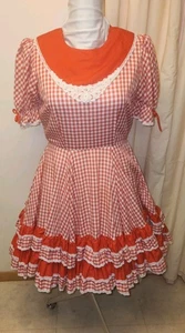 PARTNERS PLEASE Square Dance Kleid*Gr.14(siehe Fotos)*rot kariert*sehr guter Zustand - Bild 1 von 11