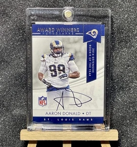 Aaron Donald Los Angeles Rams 2017 PANINI Award Winners On Card AUTO 💎HOF DT#99 - Picture 1 of 2