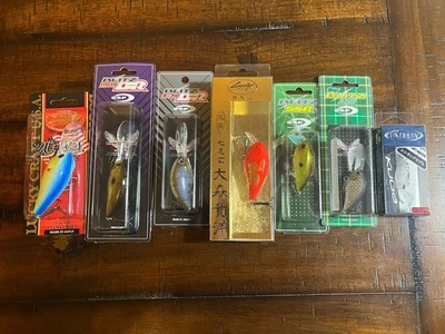 (Lot of 7) JDM Crankbait Lures All Different Color/Styles Lucky Craft OSP *NEW* - Image 1 of 4