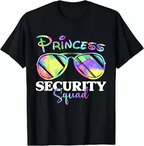 Princess Security Squad Funny Birthday Party Matching Family Hoodie or T-Shirt - Picture 1 of 4