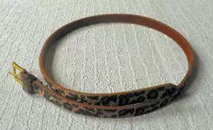 GAP Size M Leopard Skin Look Womens Belt - Picture 1 of 5