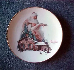 NORMAN ROCKWELL "GOOD DEEDS" COLLECTOR'S EDITION GORHAM CHINA COLLECTOR PLATE - Bild 1 von 2