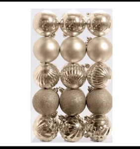 Christmas Ball Ornaments Premium Quality Decorations Set of 30 Vibrant - Picture 1 of 1