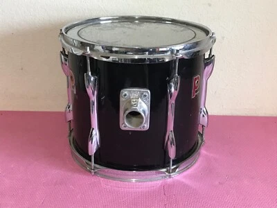 Tambor Tom negro vintage Premier 12” x 11” hecho en Inglaterra Foto 1 de 4