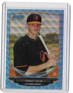 2013 Bowman Draft JONAH HEIM Blue Wave Chrome Refractor #BDPP50