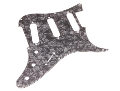 CRAZYPARTS Black/Grey Pearl 4-Ply Pickguard for PRS® Silver Sky USA