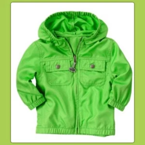 NWT Infant Boys 18-24 mo Gymboree “PLANET COOL” Green Lightweight HOODED JACKET - Picture 1 of 2