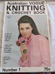 Australian Vogue Knitting & Crochet Book No.1 /1967 - Picture 1 of 6