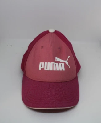 PUMA Ball Cap Hat Cat Pink Youth Adjustable Baseball cap Golf Summer Breathable - Image 1 of 4
