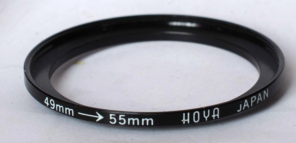 Hoya 49mm - 55mm step up ring. #1 - Image 1 of 1