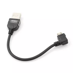 90° gewinkelt Micro USB Kabel Datenkabel Ladekabel 90 grad Winkelstecker 10 cm - Bild 1 von 2