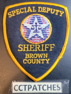 BROWN COUNTY, WISCONSIN SHERIFF SPECIAL DEPUTY SHOULDER PATCH WI - Picture 1 of 2