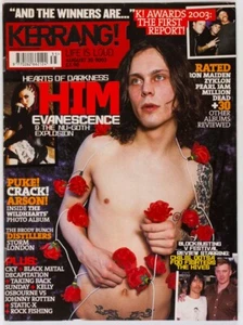 VILLE VALO EVANESCENCE GOTHS IRON MAIDEN THE DISTILLERS HIVES Kerrang! magazine - Picture 1 of 10