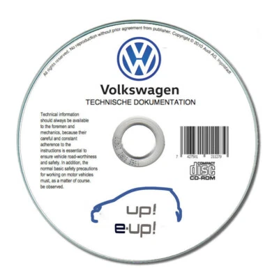 Volkswagen Up! - E-Up! (2012-2020) Manual De Taller Reparación En CD - Imagen 1 de 4