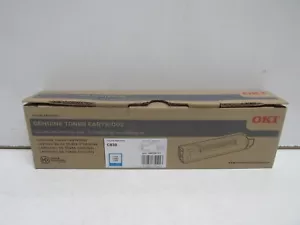 GENUINE OKI 44059111 (C830) CYAN TONER CARTRIDGE - Picture 1 of 1