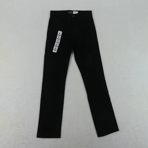 The Childrens Place Pants Boys 8 Slim Black Chino Skinny Stretch - Picture 1 of 13