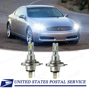 Bombillas de faro LED blanco de 6000 k para INFINITI G35 2003 2004 2005 2005 6000 k haz alto/bajo - Imagen 1 de 10
