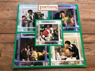 The Temptations Give Love At Christmas Vinyl LP STMS5085 Motown VG+/VG+ - Image 1 of 4