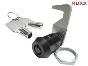 3 SIZES Homak Tool box lock BLACK tubular Cam Lock 180 degree hook replacement - Picture 1 of 5